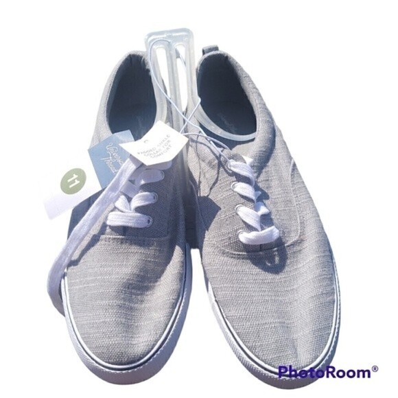 Universal Thread Shoes - Universal Thread Women's Gray & White Keds Style Tennis Shoes